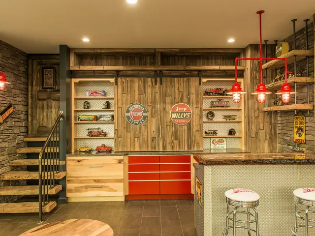Curtis Lumber Showroom Man Cave