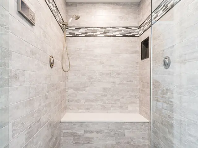 Master shower, Rensselaer County, NY