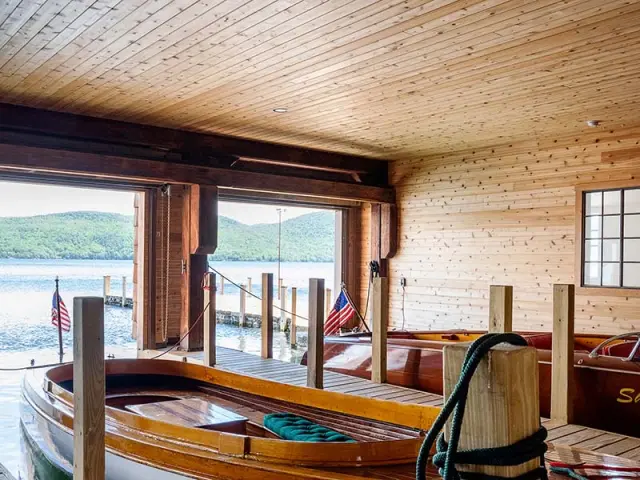 Boat House on Lake George
